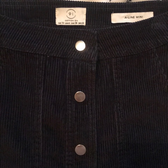 Cotton On A-line corduroy mini skirt - Picture 3 of 3